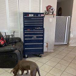 Craftsman top and bottom, rolling toolbox