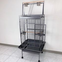 New in Box $155 Large 68-inch Tall Bird Cage with Rolling Stand for Parrots Parakeets Cockatiel Lovebird