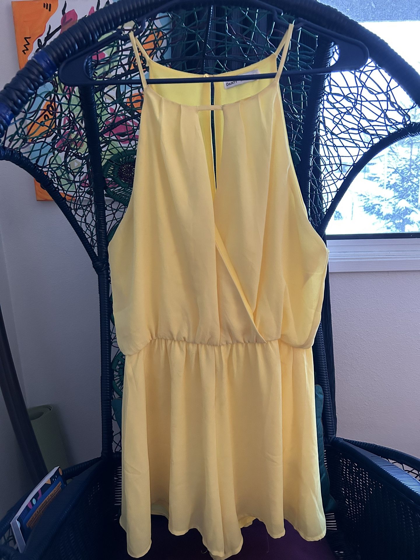 Bright Yellow Romper💛 Size L