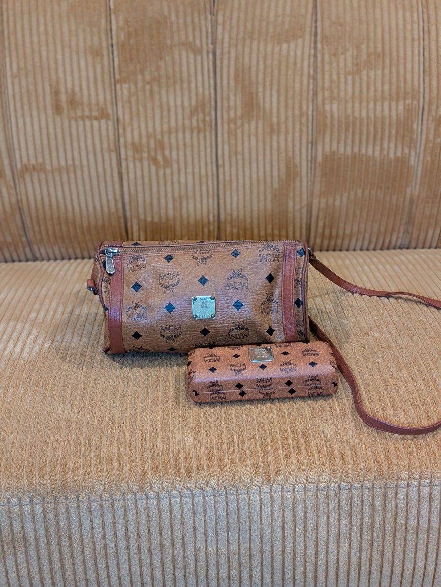 NEW MCM Oversize Sunglasses and MCM Bag Combo