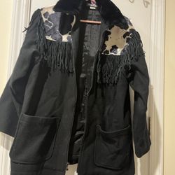 Furrina Fringe Jacket M/L