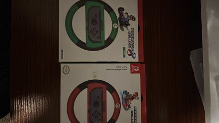 Mario and Luigi steering wheel