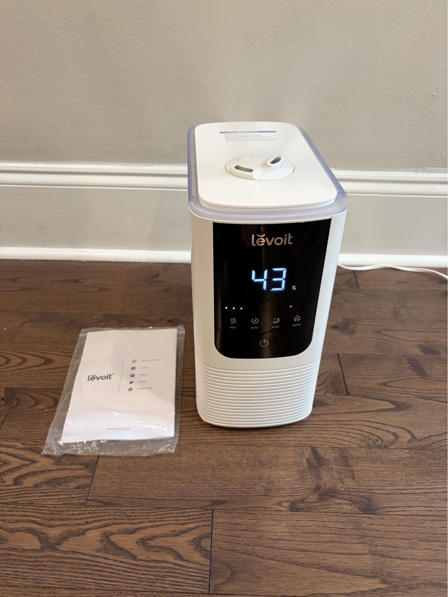 Levoit humidifier 4.5L