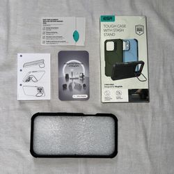 ESR iPhone 16 Pro Max Phone Case Black Stash Stand MagSafe 