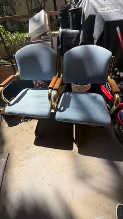 Pair of desk chairs