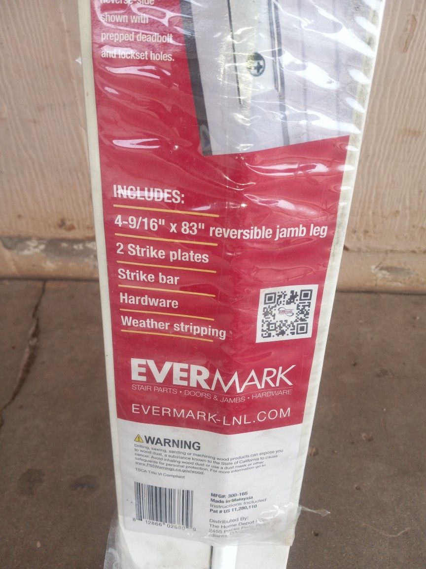 Security Jamb With Reinforced Strikeplate $30