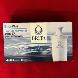 Brita Plus 4 Pack Replacement Filters