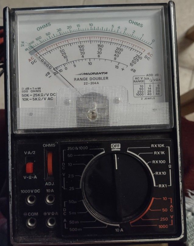 Micranta Range Doubler Multitester - 43 Ranges