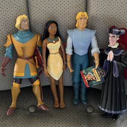 NEW Disney Lot of 4 Figure Pocahontas and Hunchback Of Notre Dame