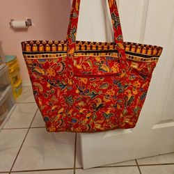 Large Red Purse/Tote