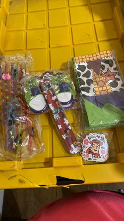 Toy Story buzz and woody birthday gift bags