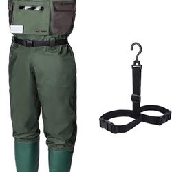 Chest Waders with Boots Fishing Waders Waist-High Waders - Updated 400D Nylon Outer Seamless Breathable Tech