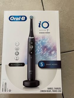 Oral-B iO Series 7 Rechargeable Toothbrush - Black Onyx - Brand New Sealed