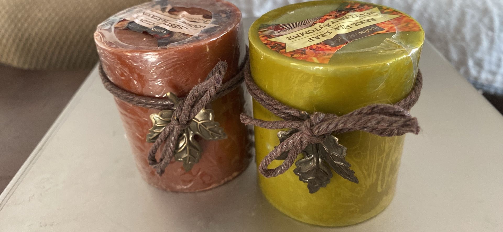 Fall Pillar Candles