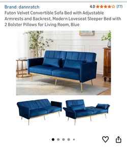 Blue sofa