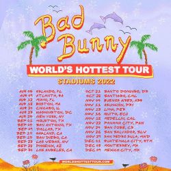 Bad Bunny Worlds Hottest Tour Hard Rock Aug 12