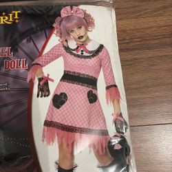 Spirit Halloween Creepy Doll Girls Costume