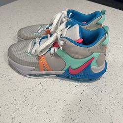 Nike LeBron Witness 7 Size 6 VII Basketball Shoes Gray Fog Pink