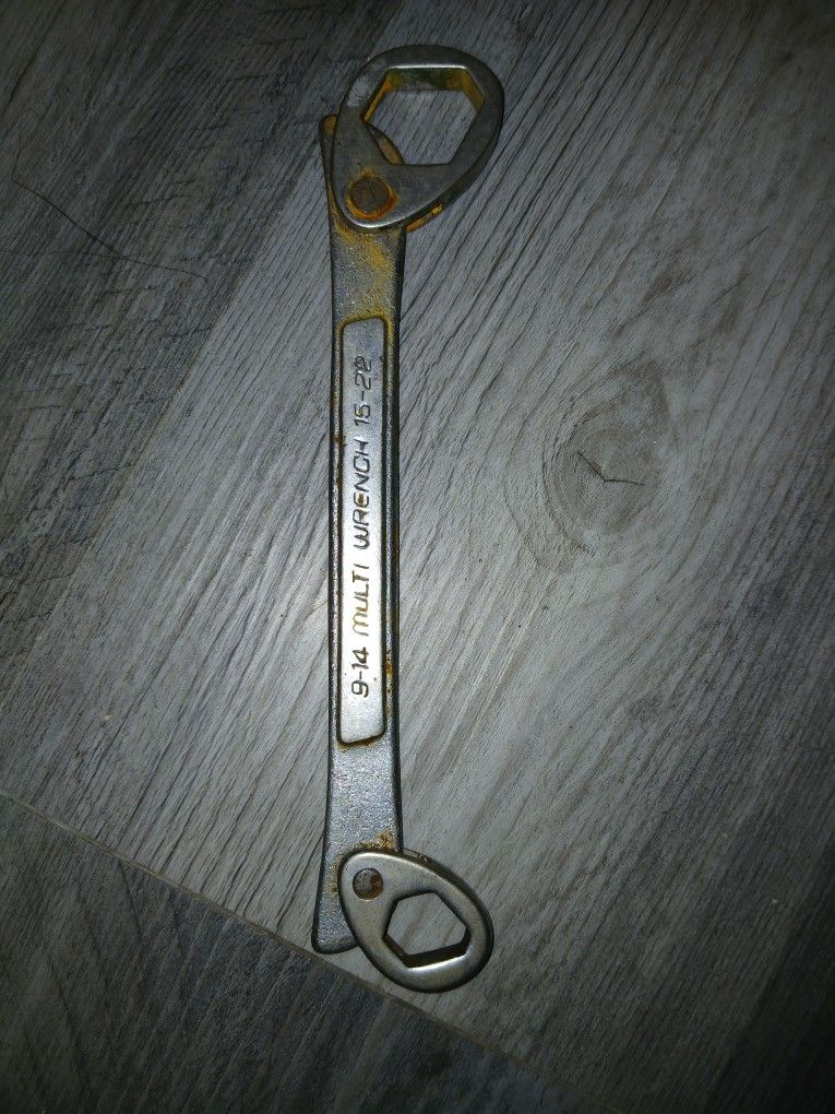 multi-wrench drop forged steel 9-14 / 15-22 3/8 - 13/16