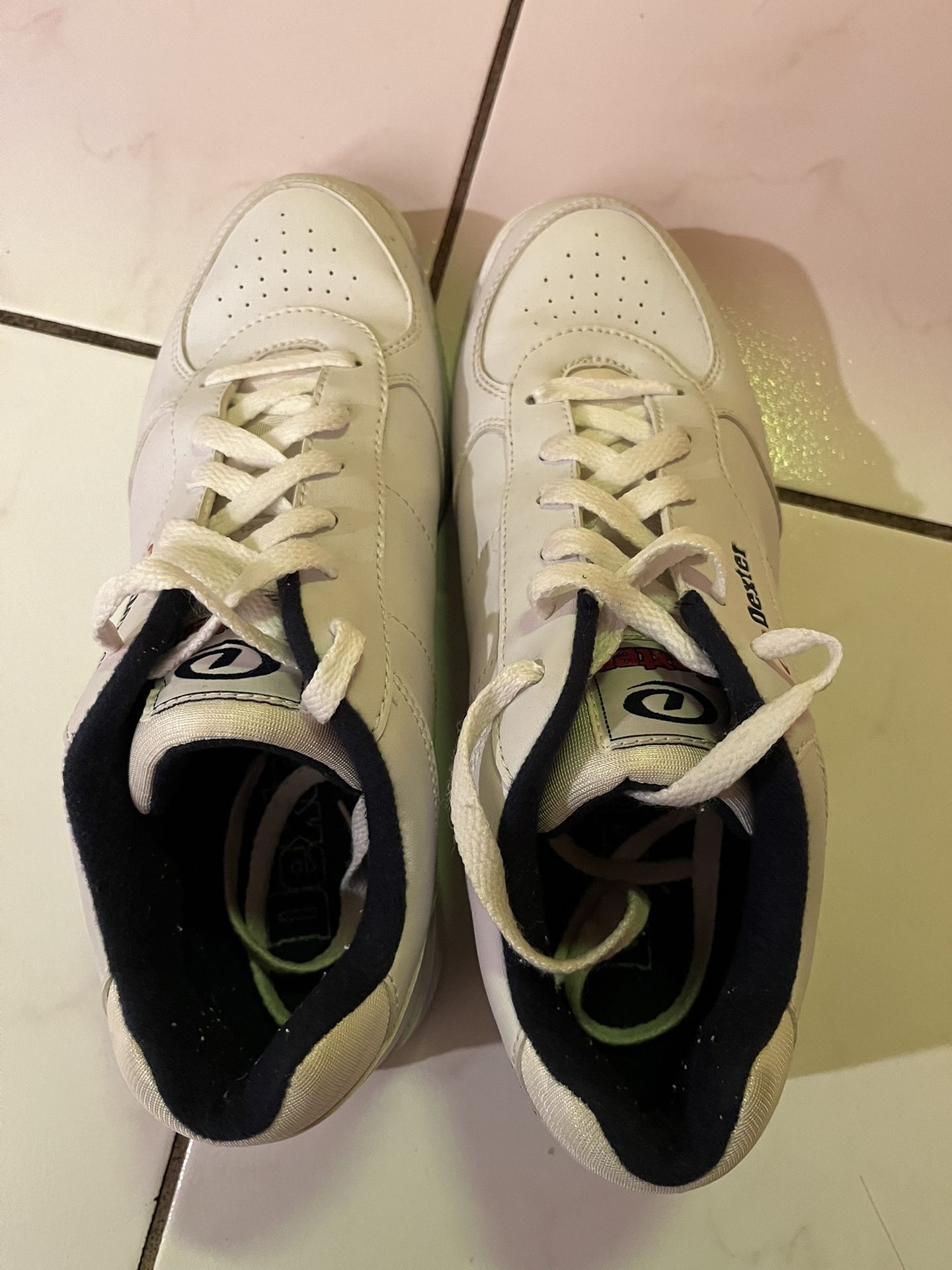 Dexter Men’s White Bowling Shoes - Size 8