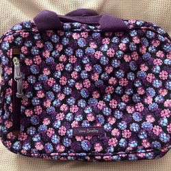 Vera Bradley Lighten Up Travel Organizer Berry Burst Large Cosmetic makeup storage 