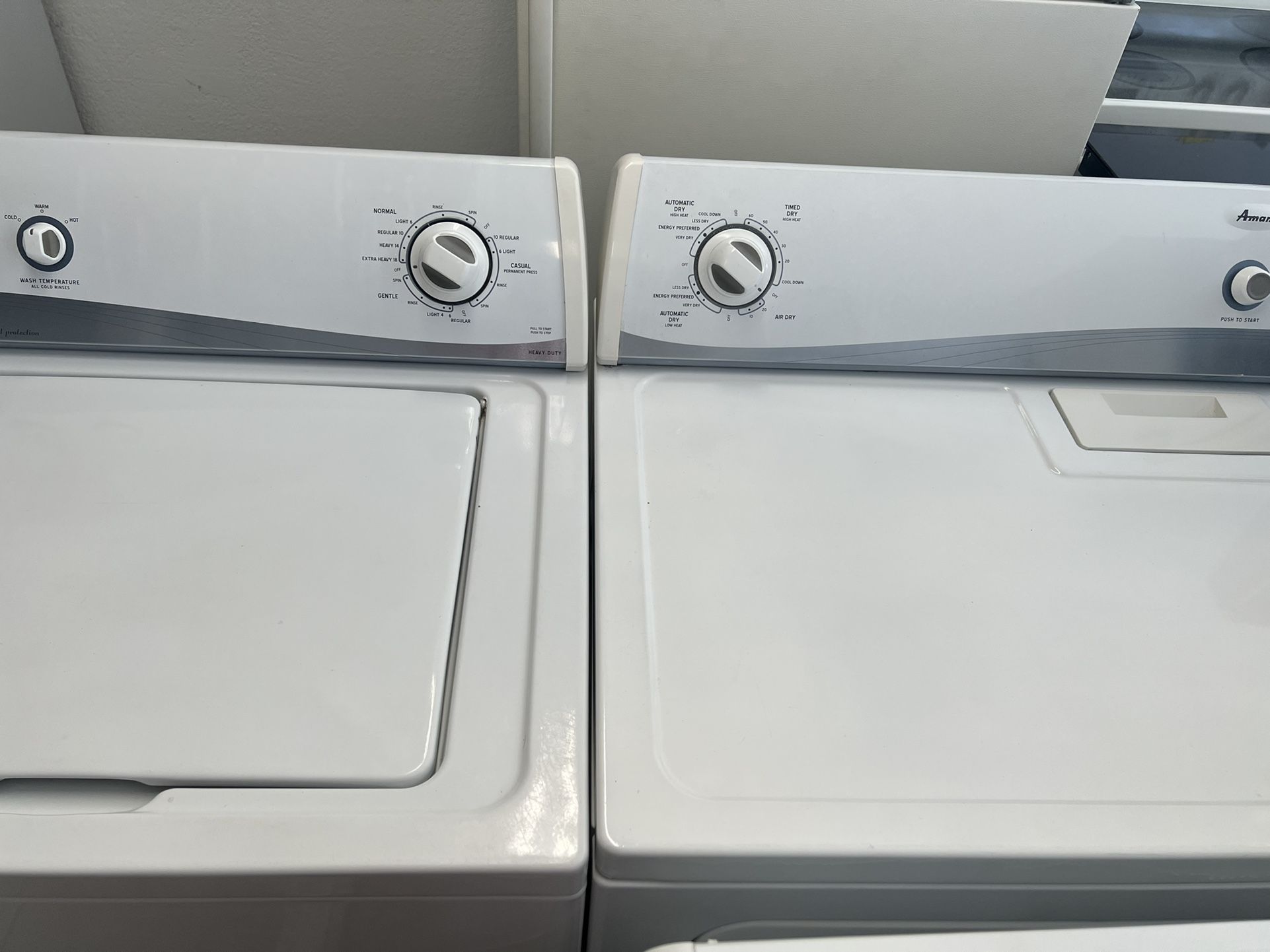 Amana Washer And Dryer Set