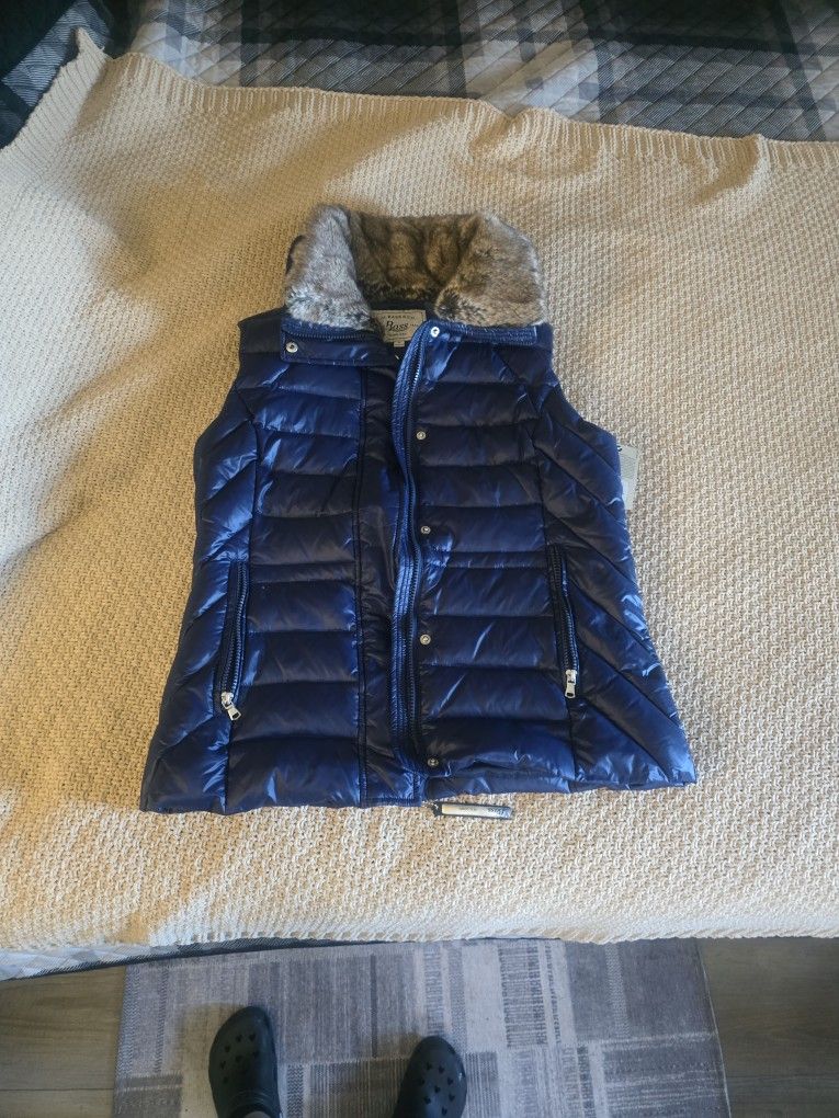 REAL FEATHER DOWN vest