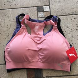 NWT Puma Sports Bra 3pack Size L