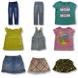 Girls 5T/5 bundle, NWOT EUC GUC, Lot of 9, Mixed Brands, Tops and Bottoms