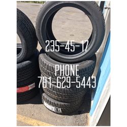 New Tire For Sale 235/45/17 $380 All Four installed