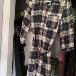 Pink Owl Shirt Dress