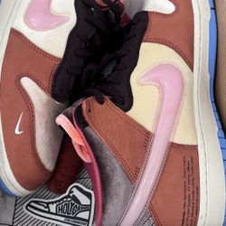 Nike Dunk Mid Social Status Free Lunch Chocolate Milk Size 11.5