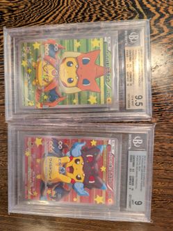 pokemon bgs poncho pikachu 9.5 9