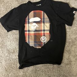 Bape Burberry T-Shirt - Size S