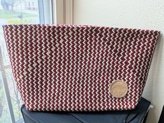 Starbucks Thailand Candy Stripe Straw Tote Bag BNWT 