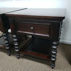  End Tables / Night Stands W/ Draw King Size 