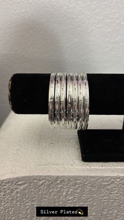Silver Bangels 