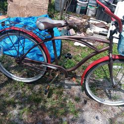 Huffy Lady Beach Cruiser Goid $100.