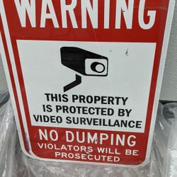Surveillance - No Dumping Signs (9)