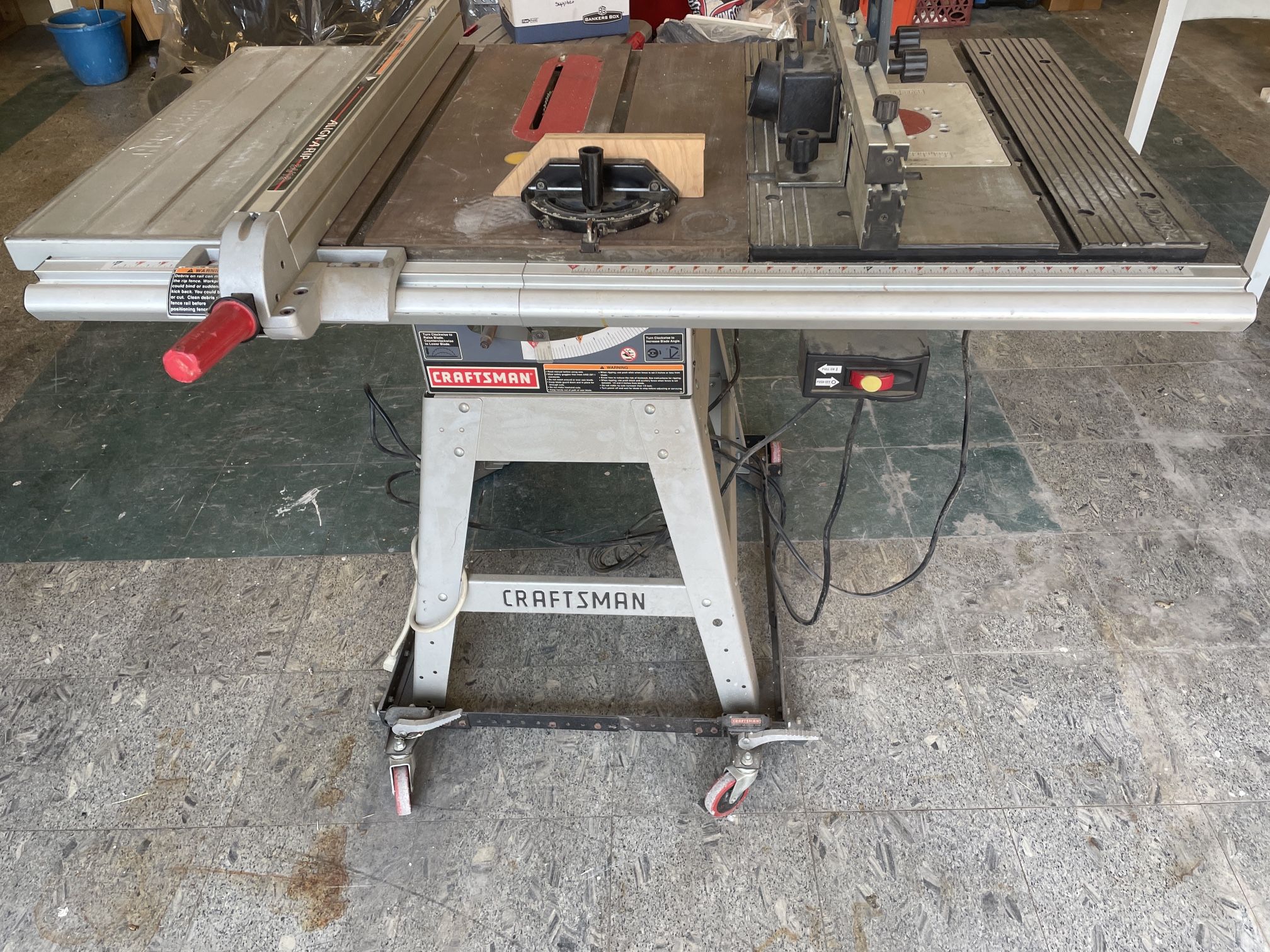 Craftsman, Tablesaw, And Bosch Router And Table for Sale in Upland, CA OfferUp