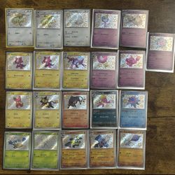 Shiny treasures/Paldean Fates (shiny cards lot)