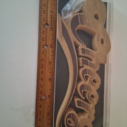 Wooden 3D CHEERS ManCave Sign 