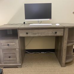 Desk With Standup Component