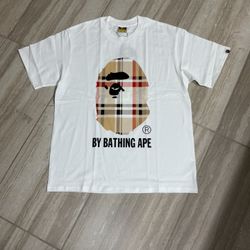 Brand new bape x burberry shirt sizes (SMALL-EXTRA LARGE)