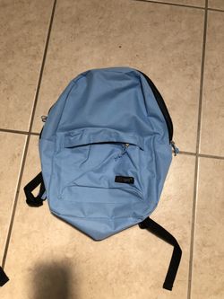 New blue backpack