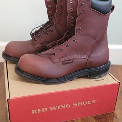 Red Wing Boots Safety Toe Made In USA 