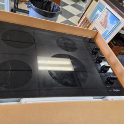 4 Burner Whirlpool Stovetop 30’’