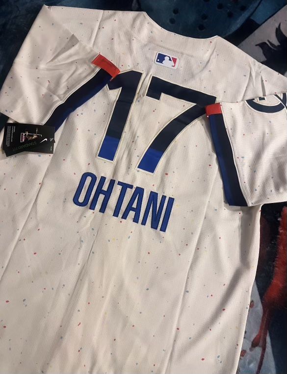 Dodgers ohtani jersey 
