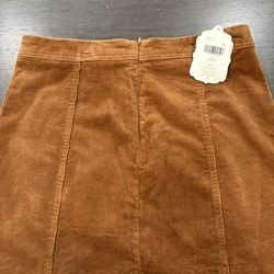 New Cute Corduroy Tan Skirt From Alter’d State