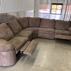 Sofa King Comfortable Brown Modular Sectional Sofa For Sale!